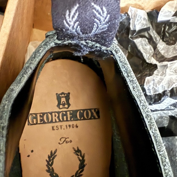 Fred Perry X George Cox Monkey Boot Black - Picture 8 of 10